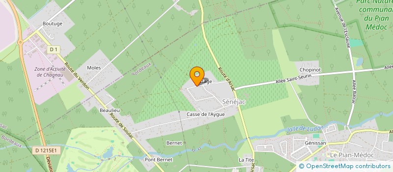 localisation de l'entreprise LES AMIS DU DAMIER à LE PIAN-MEDOC