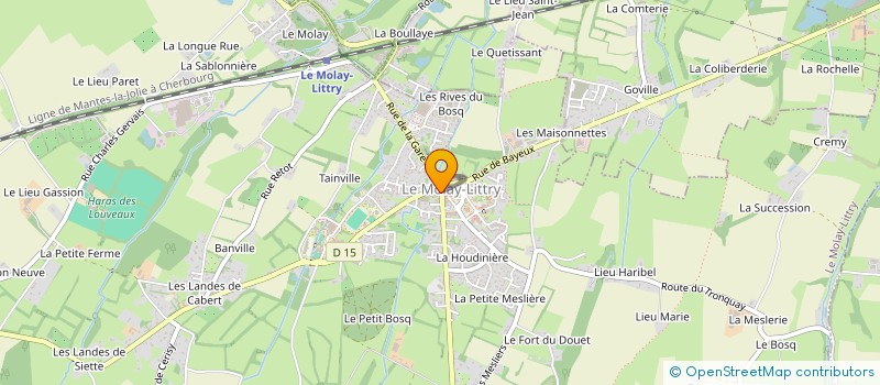 localisation de l'entreprise LES AMIS DU DISQUE  LE MOLAY-LITTRY