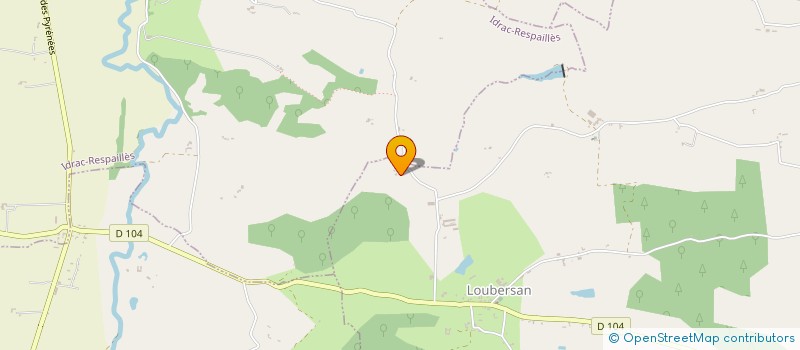 localisation de l'entreprise LES AMIS DU DOMAINE REY  LOUBERSAN