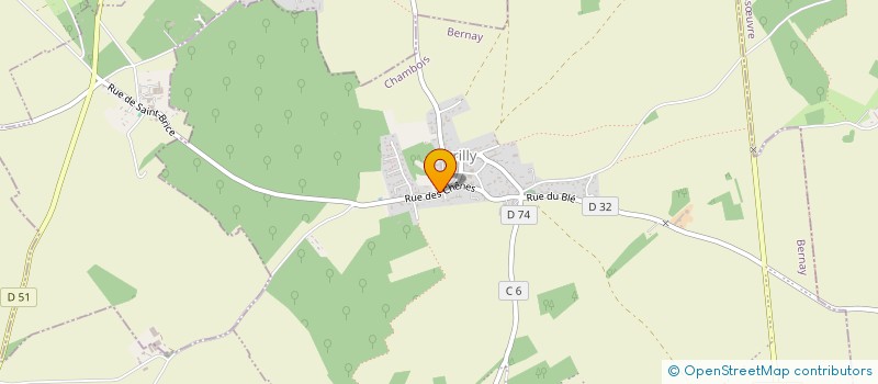 localisation de l'entreprise LES AMIS DU DONJON  CHAMBOIS