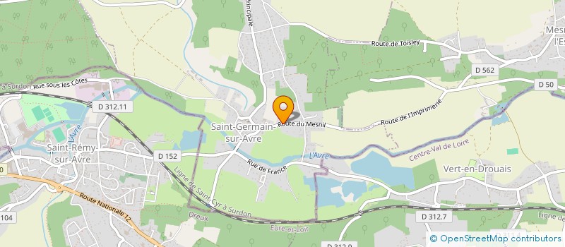 localisation de l'entreprise LES AMIS DU DONJON DE BOUILLON VIEVILLE  SAINT-GERMAIN-SUR-AVRE