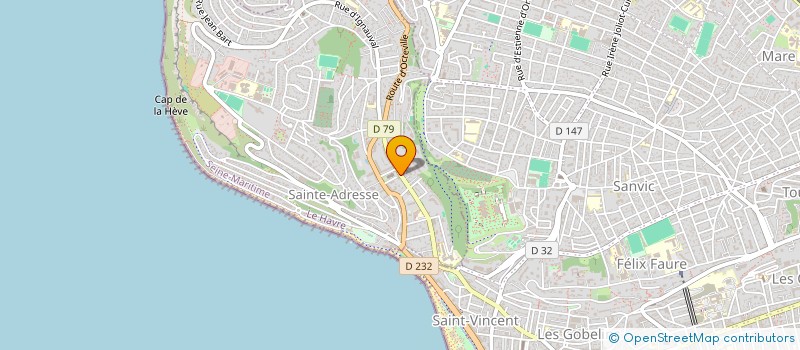 localisation de l'entreprise LES AMIS DU DUO GUILLAUME EFFLER ET KANAE ENDO  SAINTE-ADRESSE