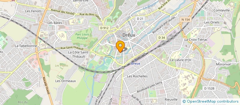localisation de l'entreprise LES AMIS DU DUO KAYAN à DREUX