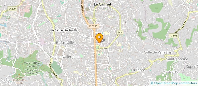 localisation de l'entreprise LES AMIS DU FESTIVAL à LE CANNET