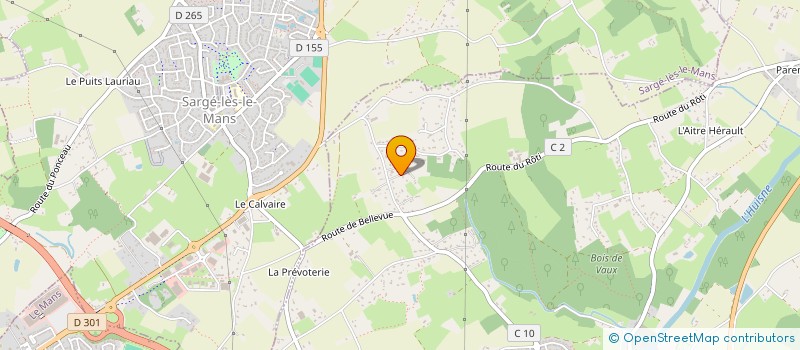 localisation de l'entreprise LES AMIS DU FEU D'ARTIFICE à YVRE-L'EVEQUE