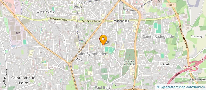 localisation de l'entreprise LES AMIS DU FEZZAN à TOURS