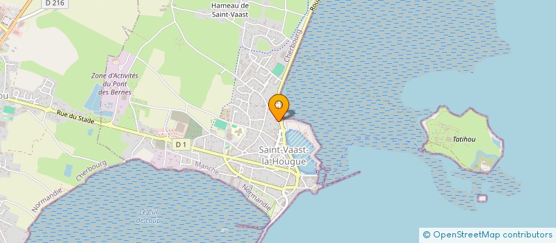 localisation de l'entreprise LES AMIS DU FLEUR DE LAMPAUL  SAINT-VAAST-LA-HOUGUE