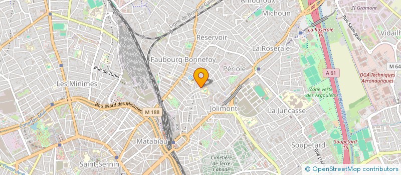 localisation de l'entreprise LES AMIS DU FOOT à TOULOUSE