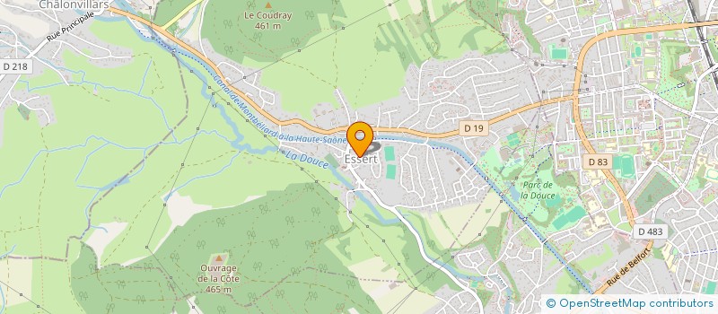 localisation de l'entreprise LES AMIS DU FORT D ESSERT à ESSERT