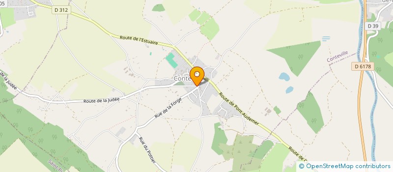 localisation de l'entreprise LES AMIS DU FOYER SAINT GEORGES  CONTEVILLE