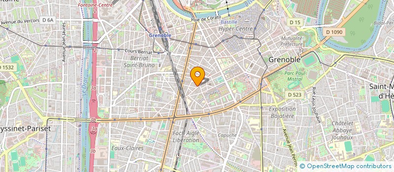 localisation de l'entreprise LES AMIS  DU FURET  GRENOBLE