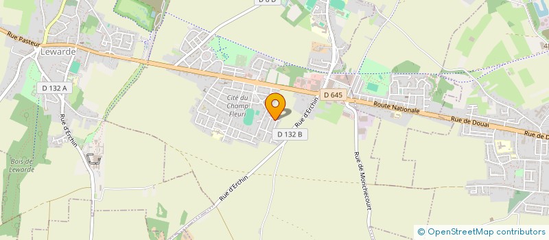 localisation de l'entreprise LES AMIS DU GEANT TIOT BATICHE  MASNY