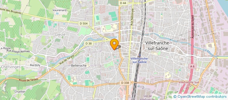 localisation de l'entreprise LES AMIS DU GEOPARC BEAUJOLAIS à VILLEFRANCHE-SUR-SAONE