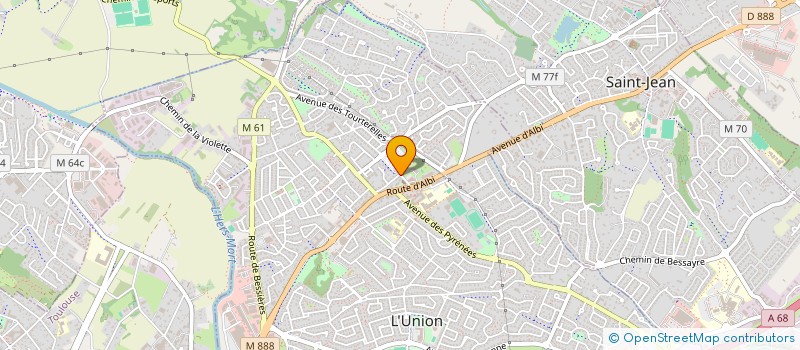 localisation de l'entreprise LES AMIS DU GRAND AIR à L'UNION