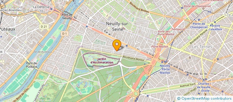 localisation de l'entreprise LES AMIS DU GRAND RABBIN à NEUILLY-SUR-SEINE