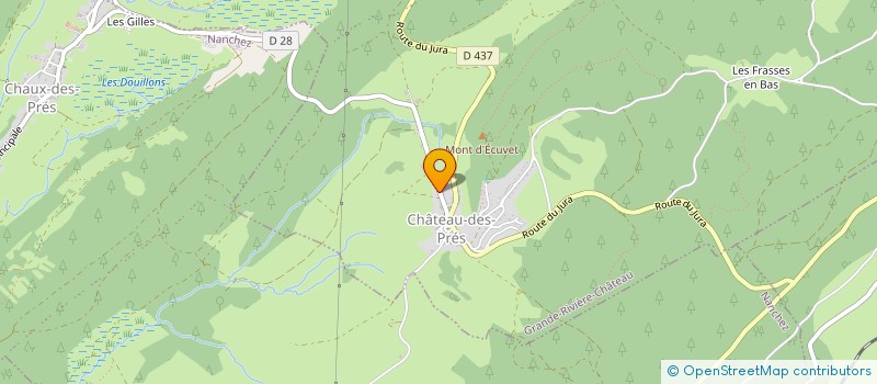 localisation de l'entreprise LES AMIS DU GRANDVAUX  GRANDE-RIVIERE CHATEAU