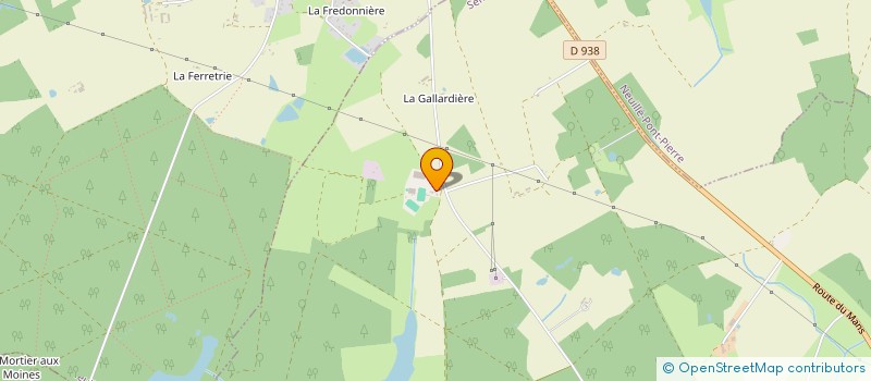 localisation de l'entreprise LES AMIS DU HARAS DU SOLEIL   SEMBLANCAY