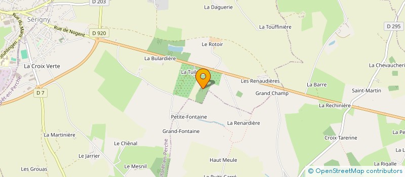 localisation de l'entreprise LES AMIS DU JARDIN BOTANIQUE DU BOIS DU PUITS à BELFORET-EN-PERCHE