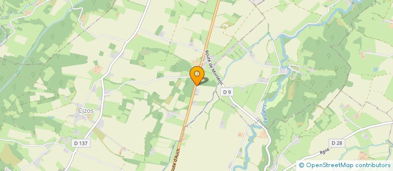 localisation de l'entreprise LES AMIS DU JARDIN D'HILLEN  THERMES-MAGNOAC