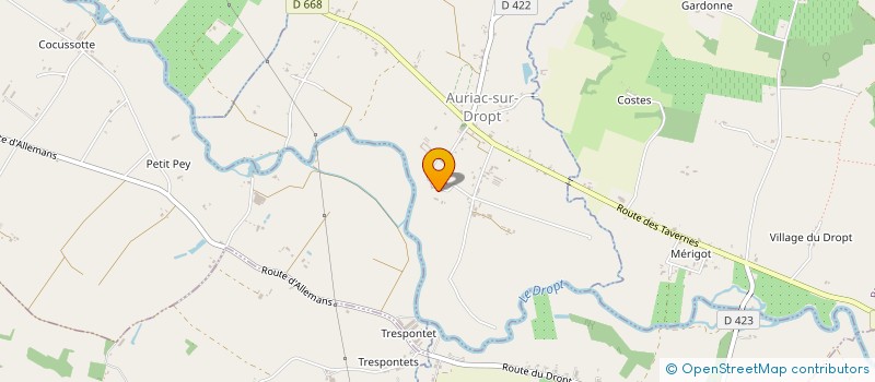 localisation de l'entreprise LES AMIS DU JARDIN DE MIREILLE  AURIAC-SUR-DROPT