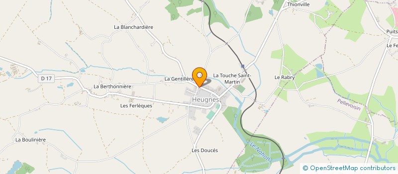 localisation de l'entreprise LES AMIS DU JEUDI à HEUGNES
