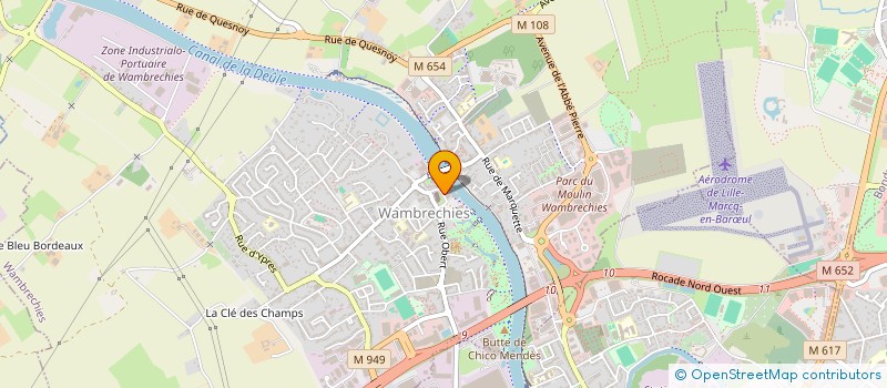 localisation de l'entreprise LES AMIS DU JOUET ANCIEN à WAMBRECHIES