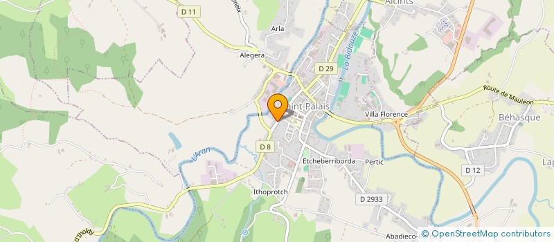 localisation de l'entreprise LES AMIS DU JOURNAL DE SAINT-PALAIS à SAINT-PALAIS