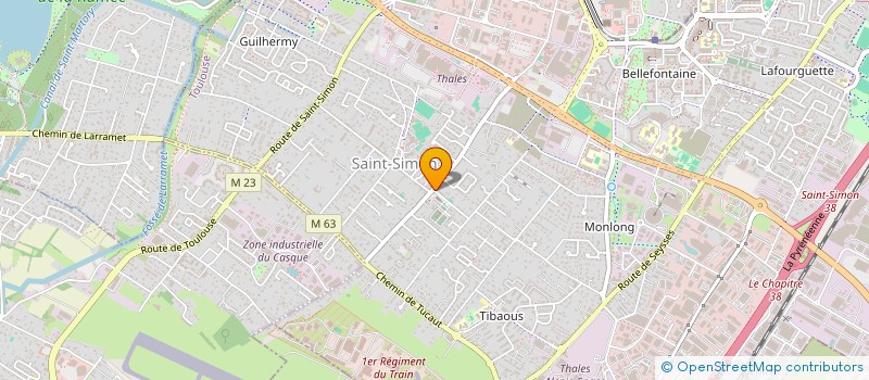 localisation de l'entreprise LES AMIS DU JOURNAL DE SAINT-SIMON à TOULOUSE