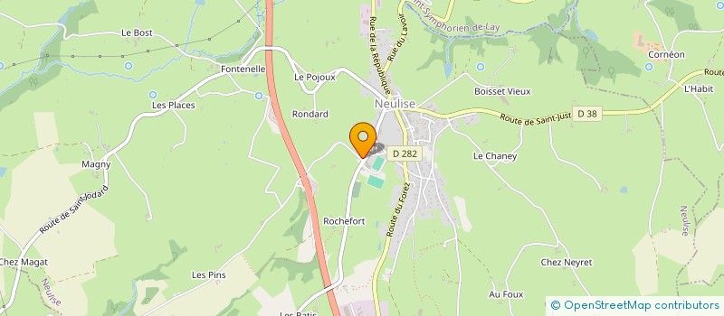 localisation de l'entreprise LES AMIS DU JUMELAGE  PINAY