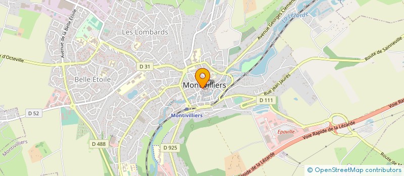 localisation de l'entreprise LES AMIS DU JUMELAGE MONTIVILLIERS-NORDHORN à MONTIVILLIERS