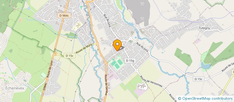 localisation de l'entreprise LES AMIS DU JURA GESSIEN à CROZET