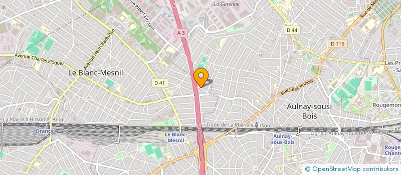 localisation de l'entreprise LES AMIS DU KA à LE BLANC-MESNIL