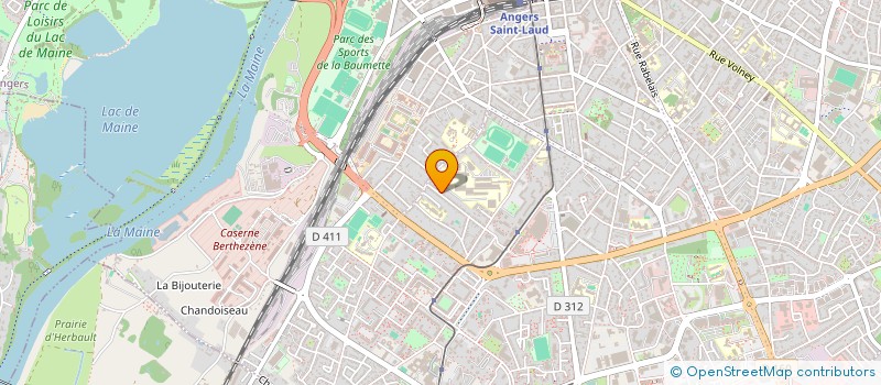 localisation de l'entreprise LES AMIS DU KEDISTAN à ANGERS