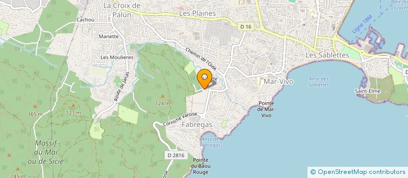 localisation de l'entreprise LES AMIS DU LABORIEUX à LA SEYNE-SUR-MER