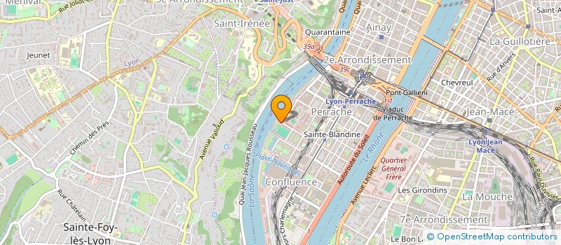 localisation de l'entreprise LES AMIS DU LIEN à LYON