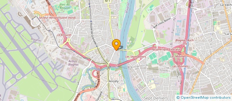 localisation de l'entreprise LES AMIS DU LIVRE ET DE LA RELIURE  BLAGNAC