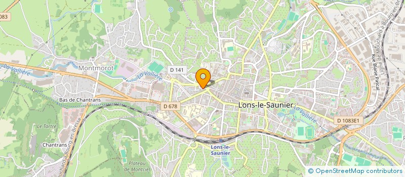 localisation de l'entreprise LES AMIS DU MAGASIN COOPERATIF à LONS-LE-SAUNIER