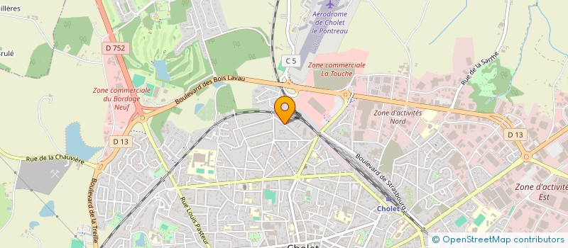 localisation de l'entreprise LES AMIS DU MALI à CHOLET