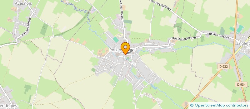 localisation de l'entreprise LES AMIS DU MANOIR DE POIX  POIX-DU-NORD
