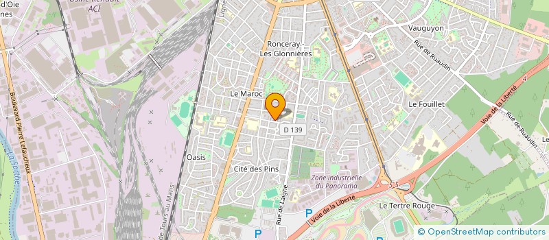 localisation de l'entreprise LES AMIS DU MANS  LE MANS