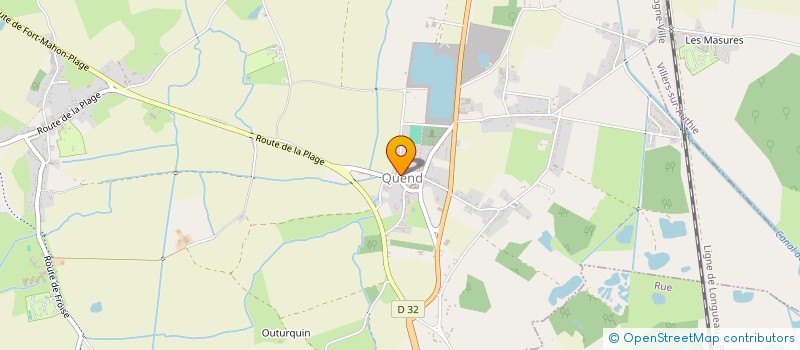 localisation de l'entreprise LES AMIS DU MARAIS DES BAS CHAMPS DE QUEND  QUEND