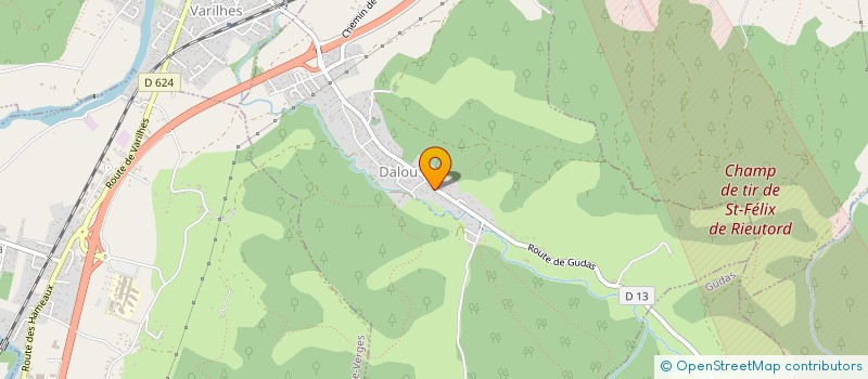 localisation de l'entreprise LES AMIS DU MERIDIC à DALOU