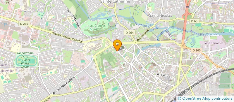 localisation de l'entreprise LES AMIS DU MIDI à ARRAS