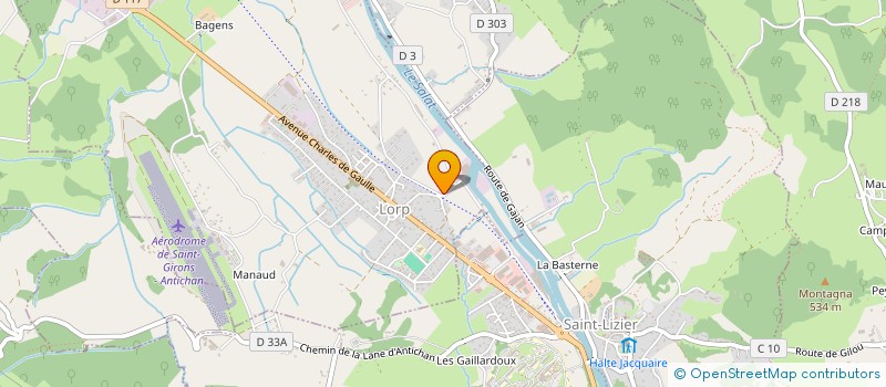 localisation de l'entreprise LES AMIS DU MONT VALIER à LORP-SENTARAILLE
