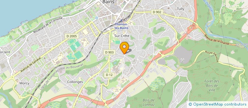 localisation de l'entreprise LES AMIS DU MORILLON à THONON-LES-BAINS