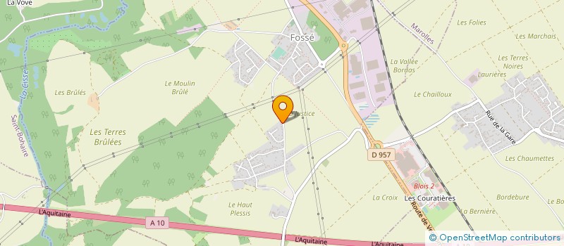 localisation de l'entreprise LES AMIS DU MOULIN D'ARRIVAY  FOSSE