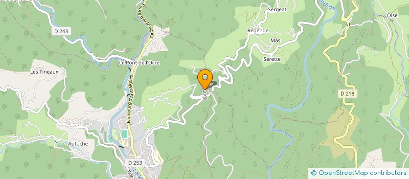 localisation de l'entreprise LES AMIS DU MOULIN DE CHARRIER  LABASTIDE-SUR-BESORGUES