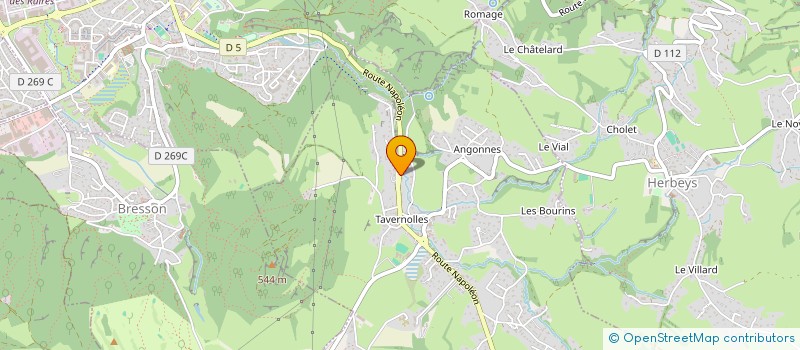 localisation de l'entreprise LES AMIS DU MOULIN DE TAVERNOLLES  BRIE-ET-ANGONNES