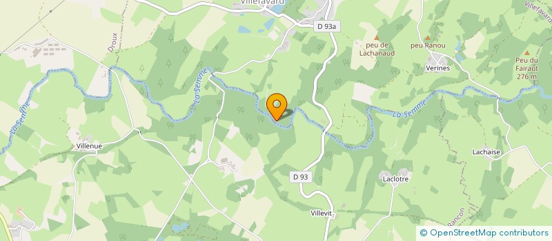 localisation de l'entreprise LES AMIS DU MOULIN DE VILLEFAVARD  VILLEFAVARD