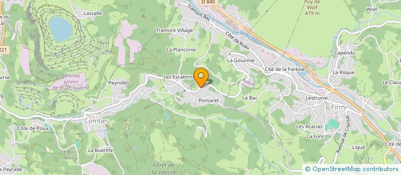 localisation de l'entreprise LES AMIS DU MOULIN DE VIVIEZ  VIVIEZ